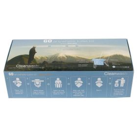 Cleanwaste GO Anywhere Camping Toilet Kit Waste WAG Bags - 12 Pack